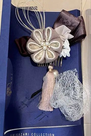 아오이 aoi 머리 장식 성인식 졸업식 헤어 액세서리