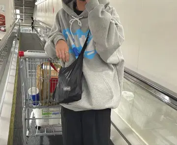 NAUTICA 그레이 후드 부착 후드티 L 사이즈