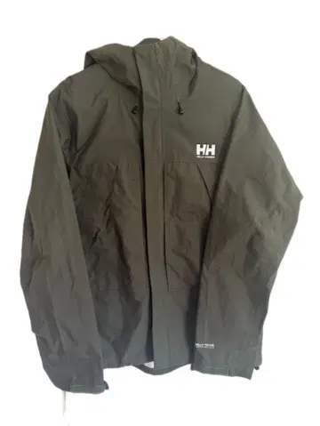 HELLY HANSEN 후드 부착 마운틴 파카 카키 L 사이즈