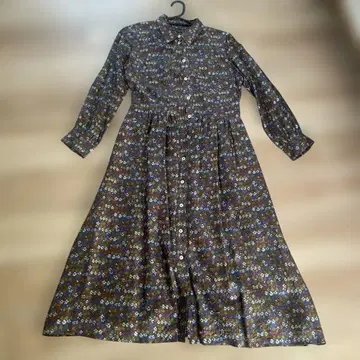 A.P.C. 꽃무늬 긴팔 셔츠 원피스