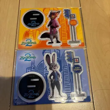 주토피아 Happy 복권 아크릴 스탠드 세트