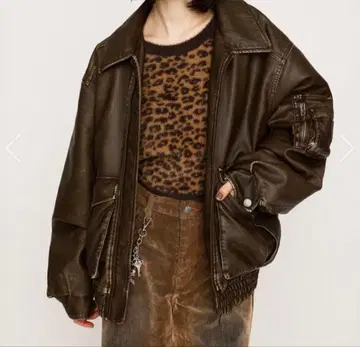 SLY WASHED PUFFER 블루종