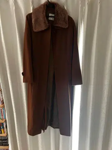 KUMIKYOKU 브라운 롱 코트 사이즈 B84-88