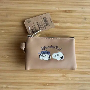 스누피 스마트 키케이스 합성 피혁 브라운 카미오 재팬 올라프