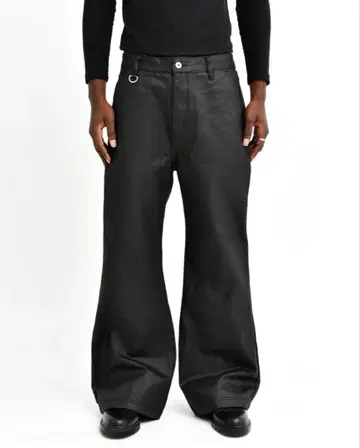 ASAPMODE 스택 오일 코팅 팬츠