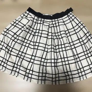 31 Sons de mode 체크 무늬 플레어 스커트