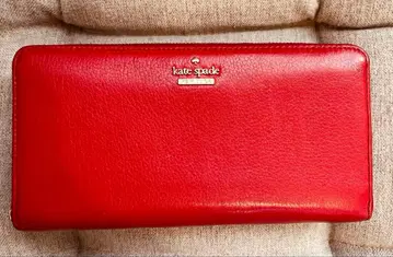 [새상품급] Kate Spade NEW YORK 장지갑 가죽 레드