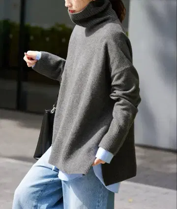 저널 스탠다드 MUSIC 하이넥 풀오버