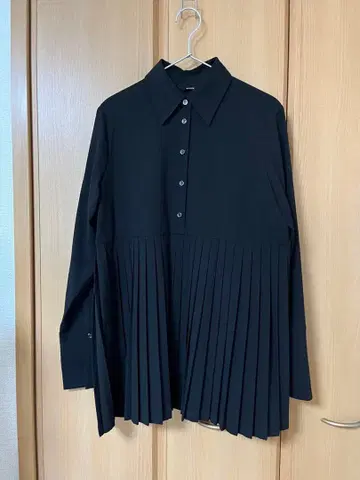 eunoia / 플리츠 풀오버 셔츠