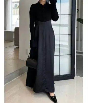 폴로 카라 니트 원피스