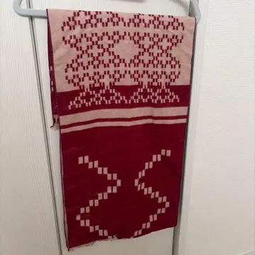 간사이 만박 카타르 파빌리온 스카프 빨간색