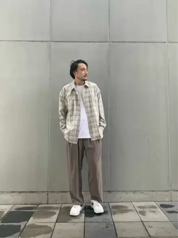 PUBLIC TOKYO 체크 긴팔 셔츠 size2