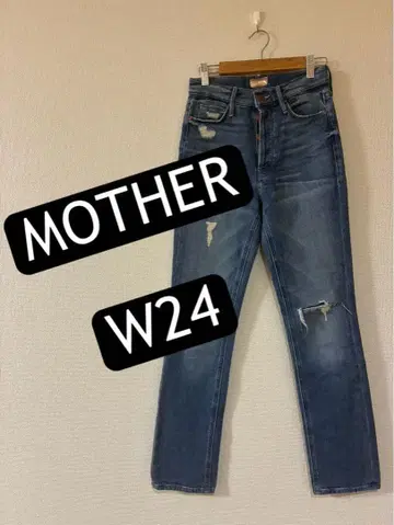 MOTHER 데미지 데님 24 사이즈