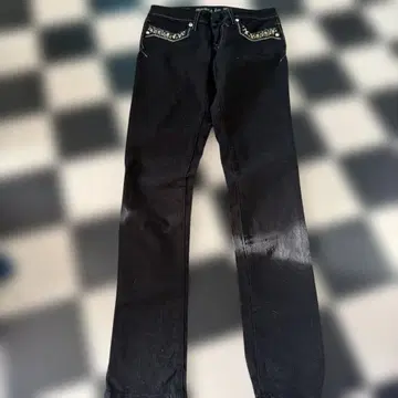 Grace in L.A. 비쥬 장식 블랙 데님