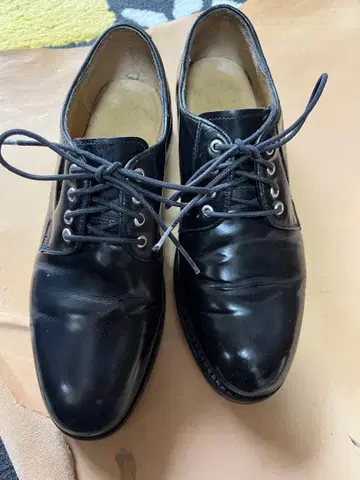 Caminando 블랙 레이스업 슈즈 8