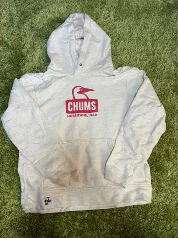 CHUMS 그레이 M 사이즈 후드티