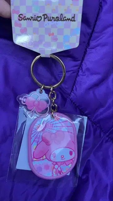 산리오 퓨로랜드 한정판 일본풍 패턴 디자인 시리즈 와펜 참 마이멜로디