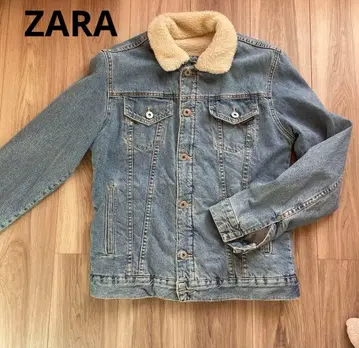 [새상품급] ZARA 데님 보아 자켓