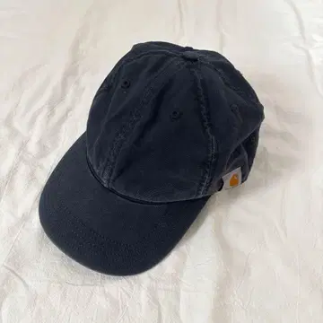 Carhartt 코튼 캔버스 캡 네이비 구제 빈티지