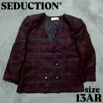 [SEDUCTION] 세덕션(13AR) 체크 무늬 테일러드 자켓