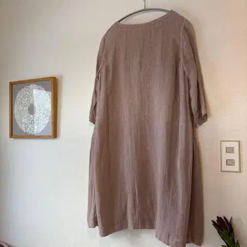 evam eva 에붐에바 린넨 라이트 퍼플 계열 튜닉 원피스