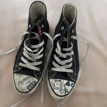 RNA 하이컷 스니커즈 M 사이즈 블랙