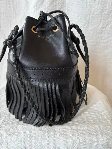 J&M 데이비슨 블랙 프린지 백
