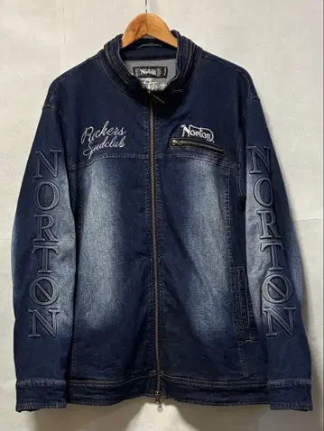 Norton 노튼 데님 자켓 바이커 자켓