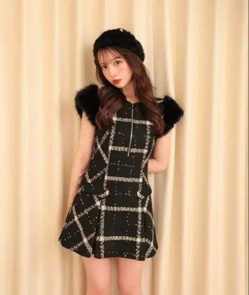 Mmeeme Maison 트위드 미니 원피스