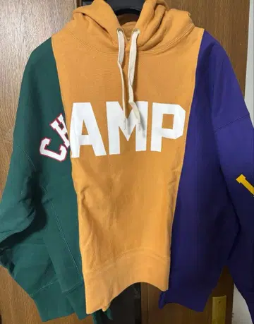 champion 멀티 컬러 후드티 리버스 위브 L 사이즈 새상품