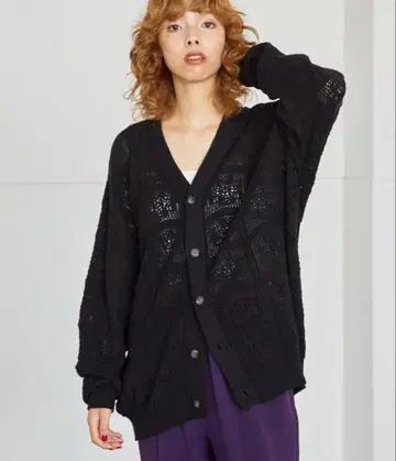 PAGEBOY LIM 블랙 가디건