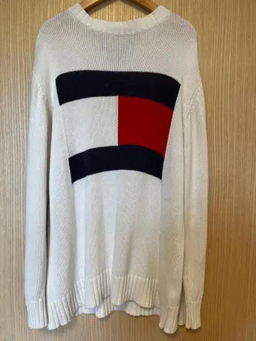 TOMMY HILFIGER 콜라보 스트라이프 니트 스웨터 S 사이즈
