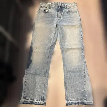 ZARA 라이트 블루 플레어 데님