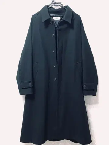 Loose 오버 멜톤 스텐카라 코트/블랙/S