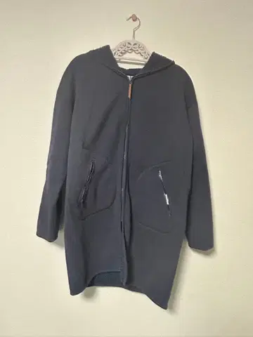 [ coen ] 리버서블 플리스 자켓 네이비 후드 부착