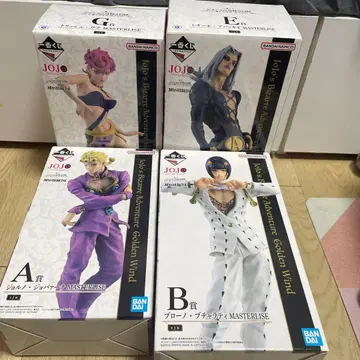 제일복권 죠죠의 기묘한 모험 5부 A B E G 세트