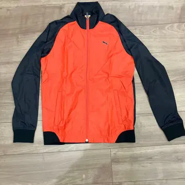 PUMA 오렌지 블랙 자켓 M