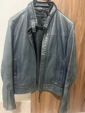 [ Calvin Klein Jeans/익일 배송 가능 ] 가죽 자켓 M