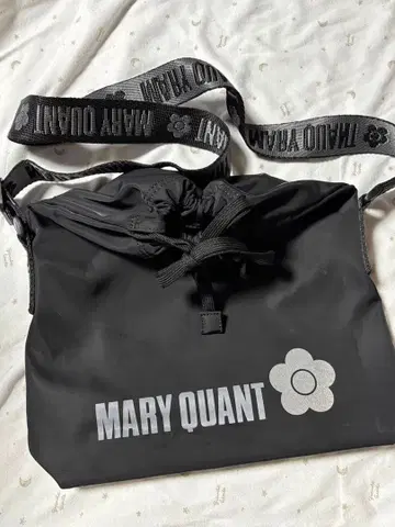 MARY QUANT 블랙 숄더백
