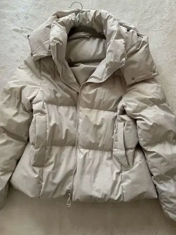 GU 웜 패디드 블루종 아이보리