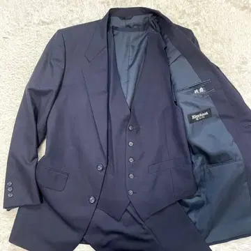 새상품급 elephant elite 쓰리피스 수트 네이비 L