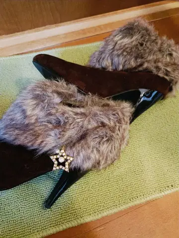 grandfleur 퍼 힐 사이즈 L 스타 체인