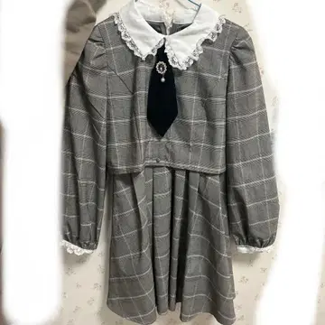 ROJITA 체크 무늬 클래시컬 원피스