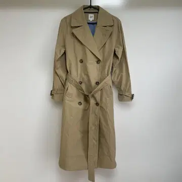 코트 여성용 XS 트렌치코트 베이지