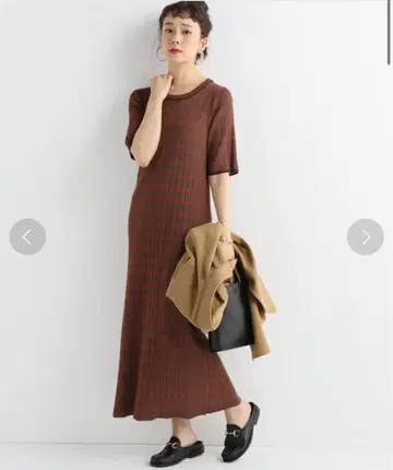 [ NEU ] 지오메트릭 니트 원피스