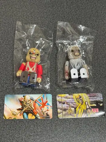 베어브릭 시리즈 51 아이언 메이든 앞뒤 세트