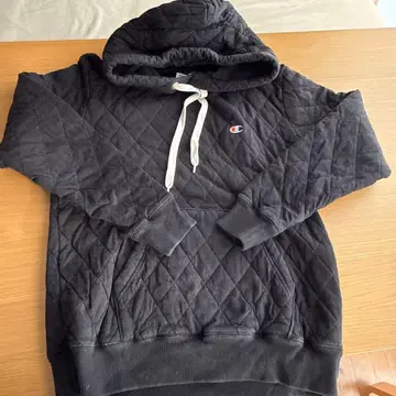 챔피온 퀼팅 후드티