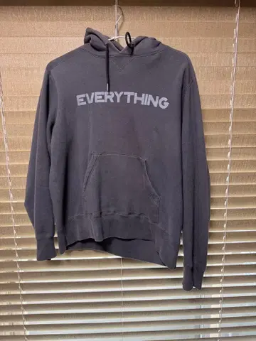 SACAI EVERYTHING RIGHT 코튼 후드티 M 그레이
