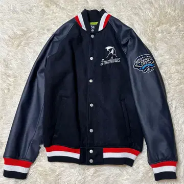 새상품급 야크 야쿠르트 스와로 스타디움 자켓 스와쿠루 L 온워드