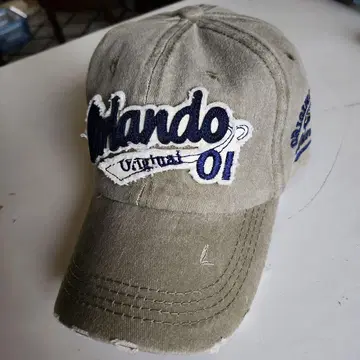 Orlando 01 자수 그레이 캡